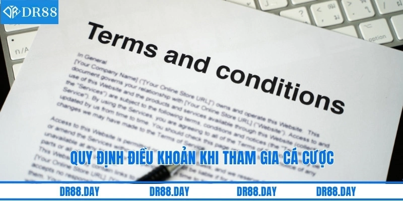Quy định điều khoản khi tham gia cá cược
